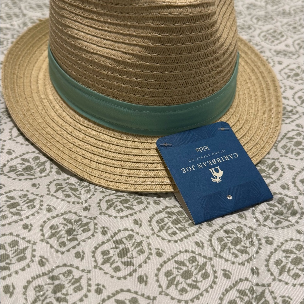 Caribbean Joe Tan Fedora with Green Band